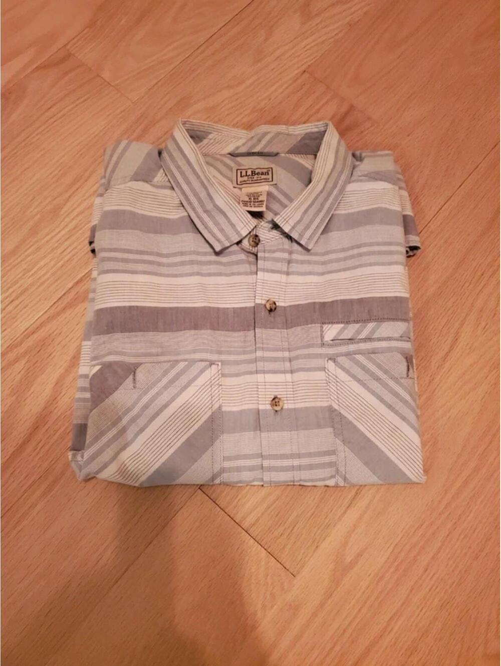 L.L. Bean Short Sleeve Button Up Shirt